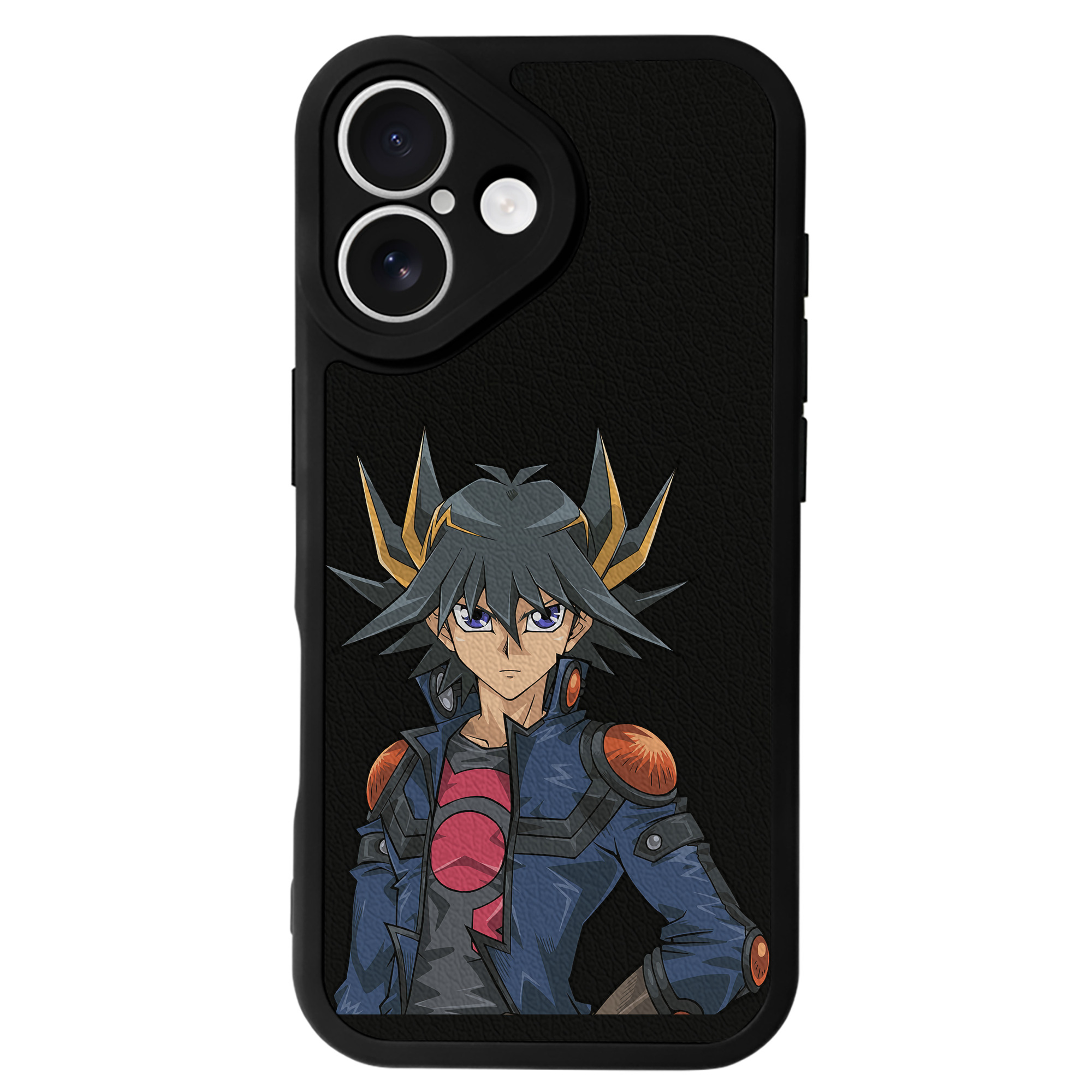 遊☆戯☆王 Yu-Gi-Oh! 【iPhone 16シリーズ対応】シリコンスマホケース（レザー調） 材質：シリコン